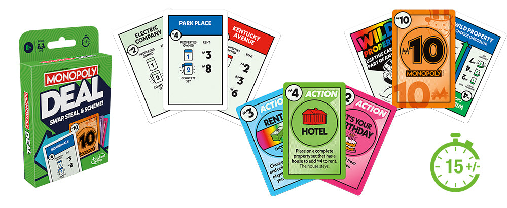 Jeu Monopoly Deal Refresh Bilingue