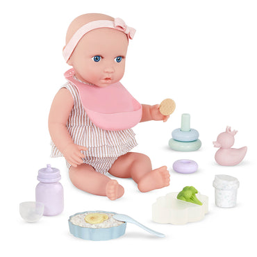 LullaBaby - Ensemble d'accessoires essentiels pour poupée bébé 35.5 cm