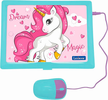 Lexibook - Ordinateur éducatif - Licorne - Version bilingue