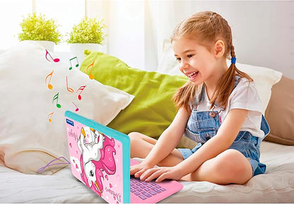 Lexibook - Ordinateur éducatif - Licorne - Version bilingue